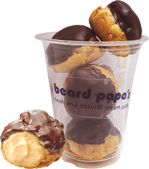 Mini Éclair Cream Puff (5pcs per cup)